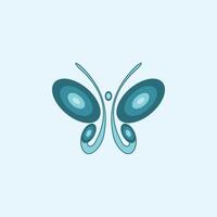 Butterfly logo vector design template