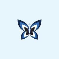 plantilla de diseño de vector de logotipo de mariposa