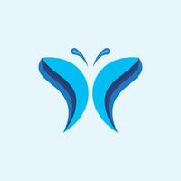 Butterfly logo vector design template
