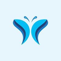 Butterfly logo vector design template