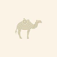 Animal Camel Logo Design Template vector