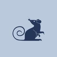 Rat logo vector design template