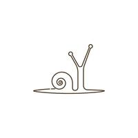 Snail Logo Vector design Template