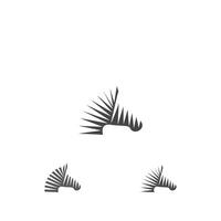 Zebra Logo Design Inspiration. Zebra logo on white background vector