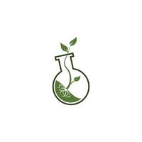 Lap Plant Logo Design Template vector