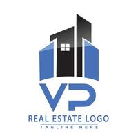 vicepresidente real inmuebles logo diseño casa logo valores vector. vector