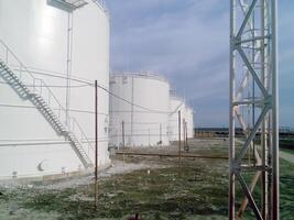 Storage tanks for petroleum products photo