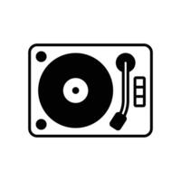 turntable icon vector design template in white background