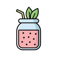 smoothie icon vector design template in white background