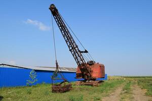 Old quarry near the dragline photo