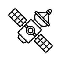 satellite icon vector design template in white background