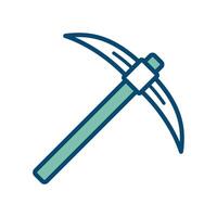 pickaxe icon vector design template in white background