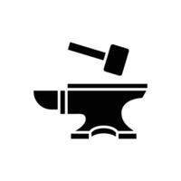 anvil icon vector design template in white background