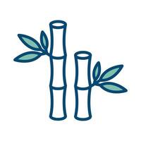 bamboo icon vector design template in white background