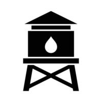 water tank icon vector design template in white background