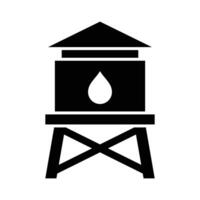 water tank icon vector design template in white background