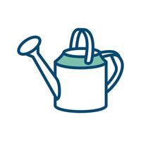 watering can icon vector design template in white background