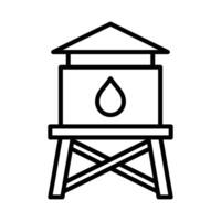 water tank icon vector design template in white background