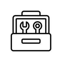 toolbox icon vector design template in white background