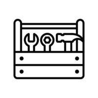 toolbox icon vector design template in white background