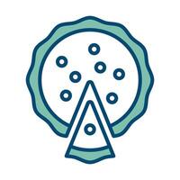 pie icon vector design template in white background