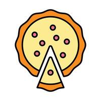 pie icon vector design template in white background