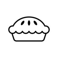 pie icon vector design template in white background