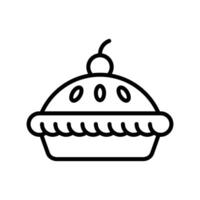 pie icon vector design template in white background