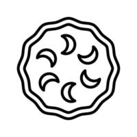 pie icon vector design template in white background