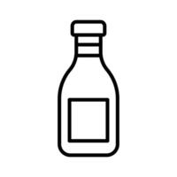 ketchup icon vector design template in white background