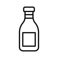 ketchup icon vector design template in white background