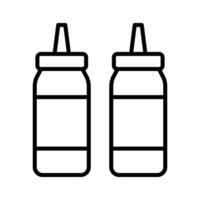 ketchup icon vector design template in white background