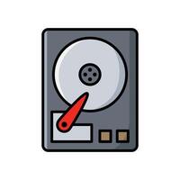 hard disk icon vector design template