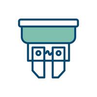 fuse micon vector design template in white background