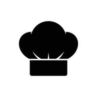 chef hat icon vector design template in white background