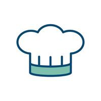 chef hat icon vector design template in white background