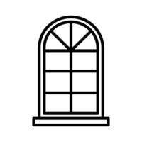 ventana icono vector diseño modelo en blanco antecedentes