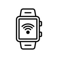 watch icon vector design template in white background