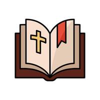 bible icon vector design template in white background