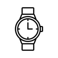 watch icon vector design template in white background