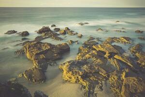 Playa de las Catedrales - Beautiful beach in the north of Spain. photo