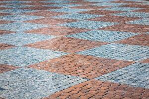 Stone paving texture. Abstract structured background. photo