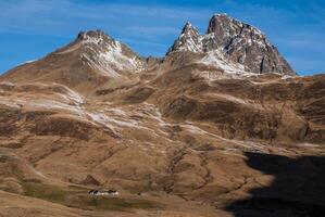 Pyrenees mountains frontera del Portalet, Huesca, Aragon, Spain photo