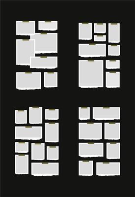 Pictures or photos frame collage abstract photo frames and digital photo wall template
