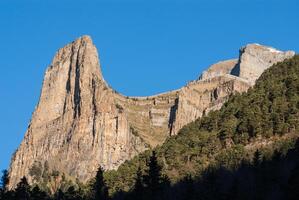 monte perdido en Ordesa nacional parque, huesca. España. foto