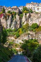 houses hung in cuenca, Spain photo