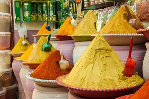 Spices at the market Marrakech, Morocco photo