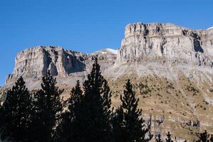 Monte Perdido in Ordesa National Park, Huesca. Spain. photo