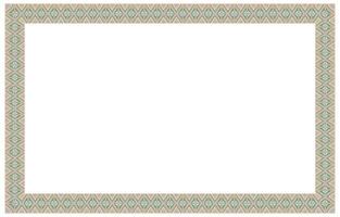 Decorative pattern frame with floral ornaments for cards and invitations vector