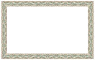 Decorative pattern frame with floral ornaments for cards and invitations vector